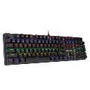 Redragon K608 Valheim Mechanical Gaming Keyboard, Tactile and Clicky Blue Switch, 104 Keys, LED Rainbow Backlit, Wired Keyboard, Full-Key Rollover, Ergonomic Keyboard, for Office and Gaming