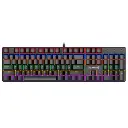 Redragon K608 Valheim Mechanical Gaming Keyboard, Tactile and Clicky Blue Switch, 104 Keys, LED Rainbow Backlit, Wired Keyboard, Full-Key Rollover, Ergonomic Keyboard, for Office and Gaming