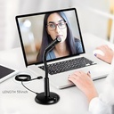 COOLCOLD Mic f-15 , Noise Cancelling USB Microphone for Windows and Mac, Professional PC Microphone Computer, Laptop, Desktop, Plug and Play Mic (Black)
