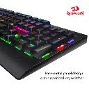 Redragon K608 Valheim Mechanical Gaming Keyboard, Tactile and Clicky Blue Switch, 104 Keys, LED Rainbow Backlit, Wired Keyboard, Full-Key Rollover, Ergonomic Keyboard, for Office and Gaming