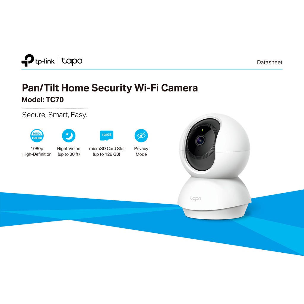 TP-Link Tapo TC70 Pan/Tilt 1080p Wi-Fi Camera