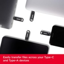 SanDisk Type-C USB Drive Ultra 64GB Dual Type-C GO USB Flash Drive Memory Stick PC MAC SDDDC3-064G