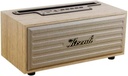 Kisonli G12A Wooden Retro Classic Outdoor Wireless BT Speaker - Wood, Bluetooth, Auxiliary, USB