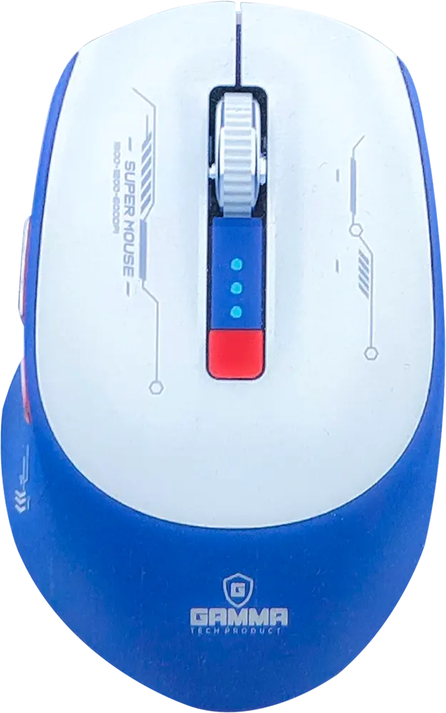 Wireless, Bluetooth Mouse Gamma, Rechargeable, 1000 DPI, Multi Color, M-25