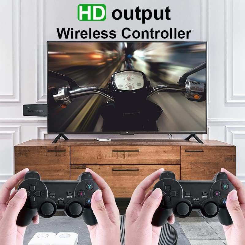  Games Retro 4K Game Station Built-in Muitl Emulators TV Game Box, Plug-and-Play Video Game Stick, HDMI Output for TV