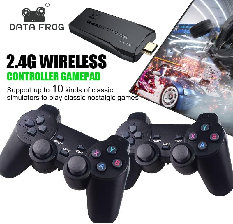  Games Retro 4K Game Station Built-in Muitl Emulators TV Game Box, Plug-and-Play Video Game Stick, HDMI Output for TV