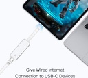TP-Link UE300C USB Type-C to RJ45 Gigabit Ethernet Network Adapter, USB 3.0