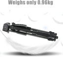 NeePho NP8840 Extendable 180 Degrees Tilt Handle Carbon Fiber Camera Tripod Phone Outdoor Live Selfie Camera Phone Floor, Stand for DSLR Camera