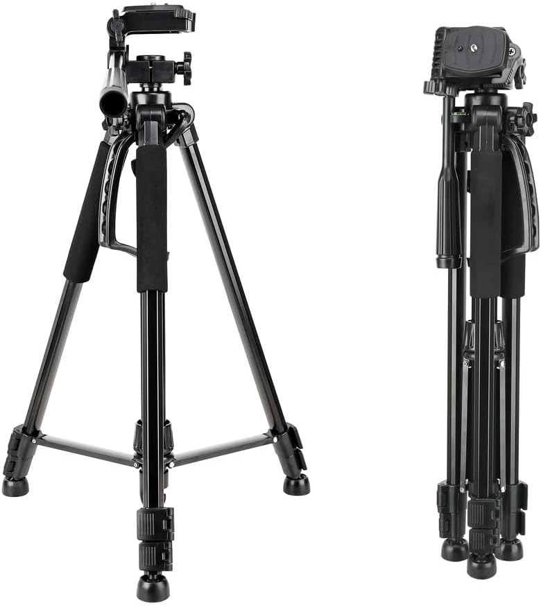 NeePho NP8840 Extendable 180 Degrees Tilt Handle Carbon Fiber Camera Tripod Phone Outdoor Live Selfie Camera Phone Floor, Stand for DSLR Camera