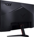 Acer Nitro KG242YE Gaming Monitor 23.8 Inch (60 cm Screen) Full HD, 100Hz HDMI, 75Hz VGA, 4ms (GTG), 2xHDMI 1.4, VGA, HDMI FreeSync, Black