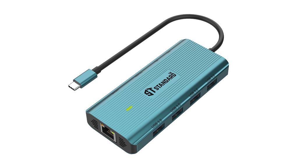  HUB Docking Station ST-UC962 (10 in 1) TYPE C WITH LAN GIGABIT