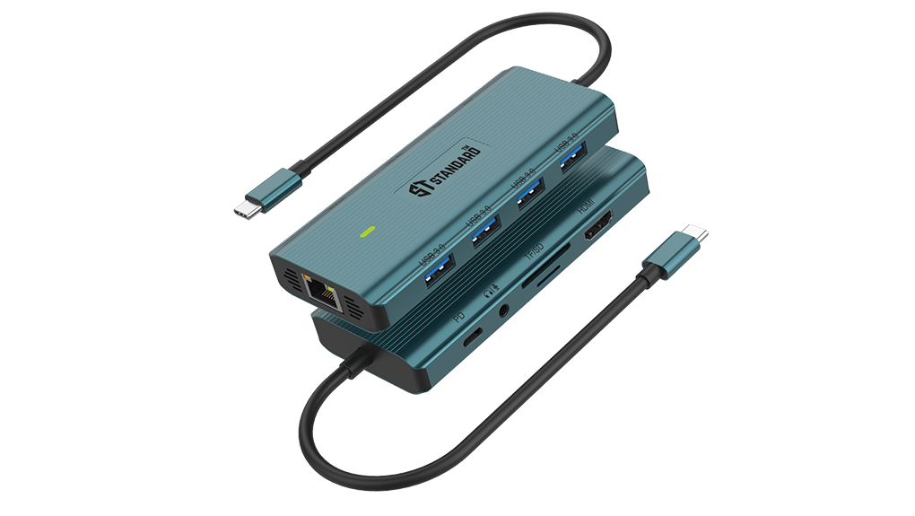  HUB Docking Station ST-UC962 (10 in 1) TYPE C WITH LAN GIGABIT