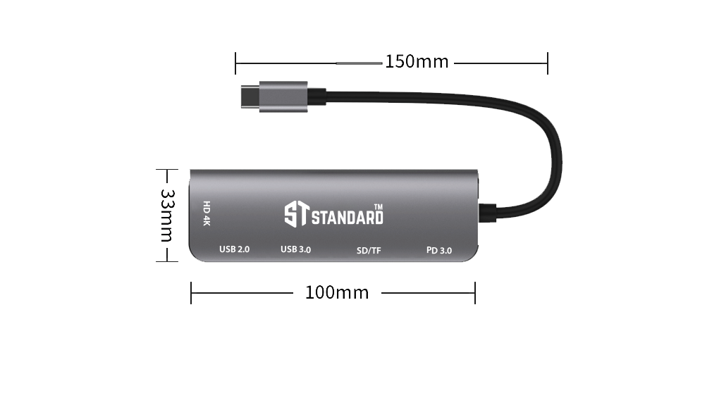 ST-95116D 6-in-1 Docking Station
