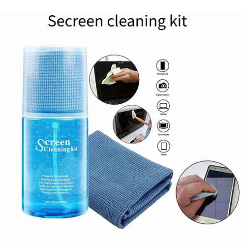 Screen Clener Gel Premium Laptop, PC, Camera Lens Cleaning Gel Spray with Premium Microfibers and Cleaning Brush (Fragnace Free 200ml)" for Computers, Laptops, Mobiles  (Big 1)