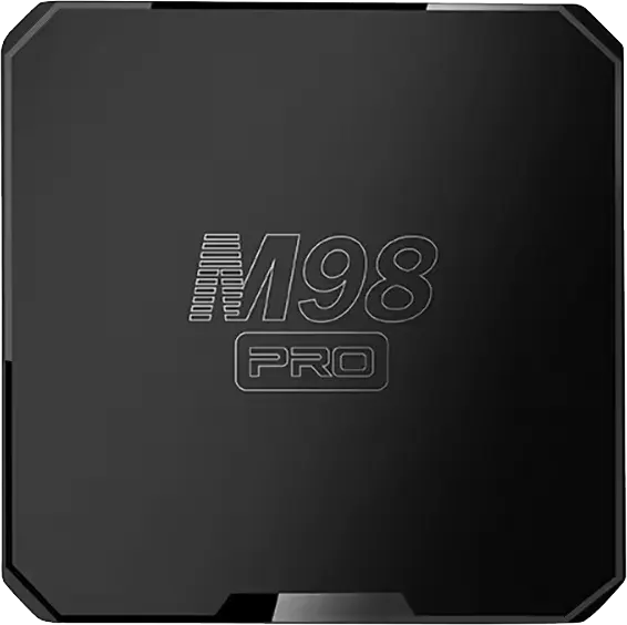 Smart TV Box Gigamax 16GB Memory, 2Gb RAM, Android 10, WIFI, 4K, 5G, M98 PRO , Black