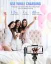 Wireless Lavalier 3*1 Microphones for iPhone, iPad, Android, Camera, USB-C Microphone, 7-Hour Battery, Mini Microphone with Noise Reduction for Video Recording, Vlog, YouTube, TikTok 