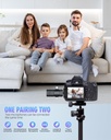 Wireless Lavalier 3*1 Microphones for iPhone, iPad, Android, Camera, USB-C Microphone, 7-Hour Battery, Mini Microphone with Noise Reduction for Video Recording, Vlog, YouTube, TikTok 