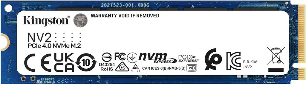 Kingston NV2 1 TB M.2 2280 NVMe PCIe 4.0 SSD