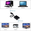 USB 3.0 to VGA Adapter, USB to VGA Video Adapter Converter, Multi Monitor Display, Display External Cable Adapter for PC Laptop