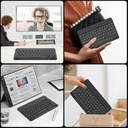 Bluetooth Keyboard for iPad, Samsung Tablet, iPad Air, iPad Pro, Lenovo, Huawei, Xiaomi Pad, Italian Keyboard for IOS/Android and Windows Devices with Bluetooth, Black