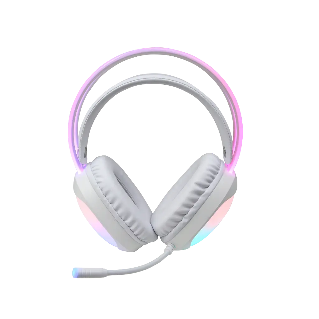 Marvo HG8959 Over-Ear Gaming Headset with External Mic - White
