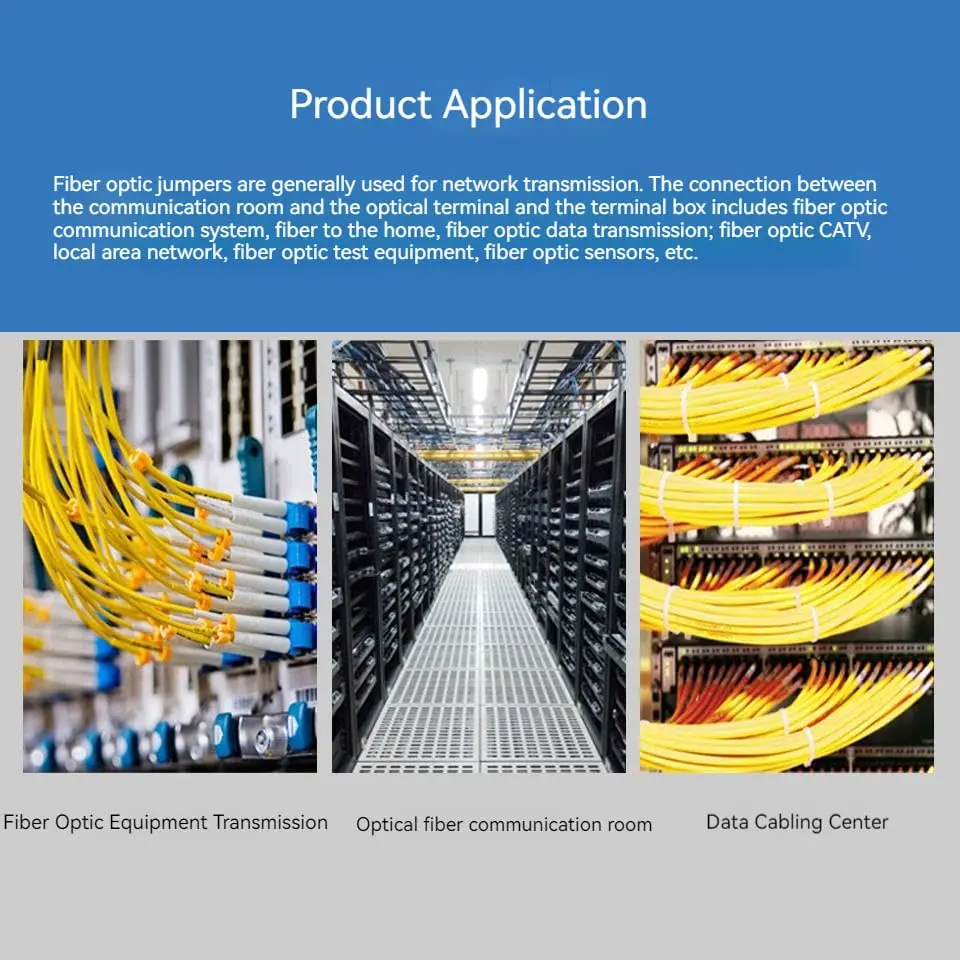 Single-Mode 9/125 Fibre-Optic Patch Cord, SC-SC ABC SX, Yellow - 10MM
