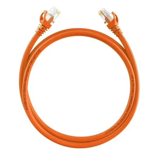 كابل توصيل شبكة Hikvision DS-1NP6UEC0 Cat6 رمادي، طول مدرج 0.5 متر