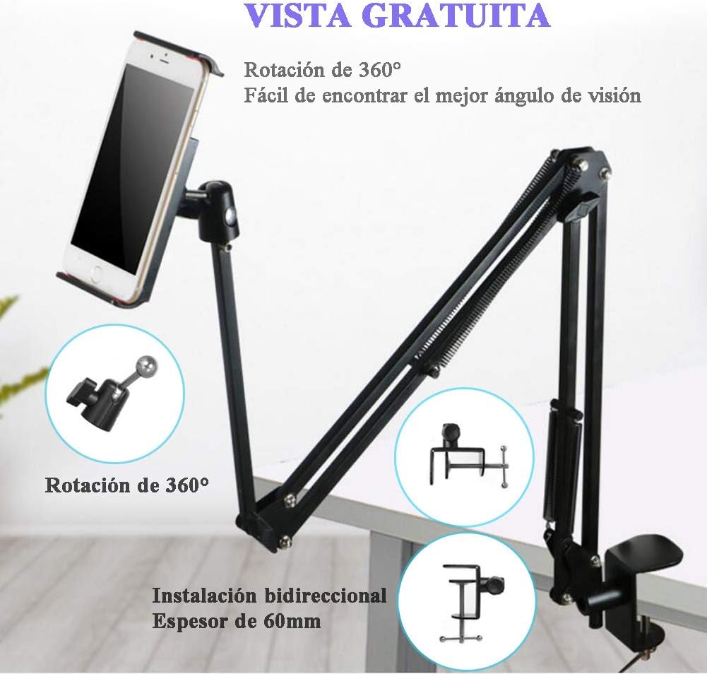 Plokama PK-778 Video-Making Kit with 2 Dual LED Lights, Microphone, Tripod Grip and Remote