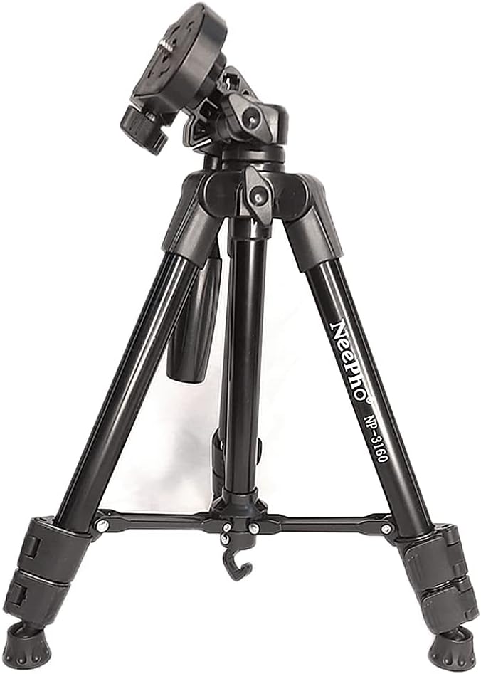 NeePho NP 30160 Extendable 180 Degrees Tilt Handle Carbon Fiber Camera Tripod Phone Outdoor Live Selfie Camera Phone Floor, Stand for DSLR Camera 