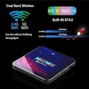 H96 Max Android V11 TV Box 4K Ultra HD 2.4G 5G WiFi 4GB DDR3 RAM 32GB Rom RK3318 Quad-core 64bit Cortex-A55 CPU Bluetooth 4.0 For Google Voice Smart TV Box