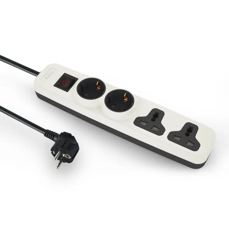 iLOCK 5028 4-Outlet Power Strip, 2m Cable