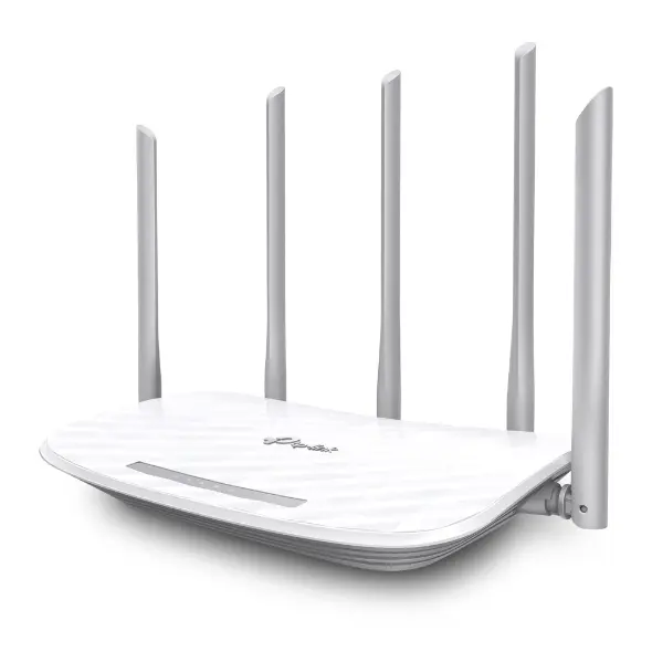 TP-Link Archer C60 AC1350 Dual-Band Wi-Fi Router, 5 Antennas, MU-MIMO, 4 LAN Ports