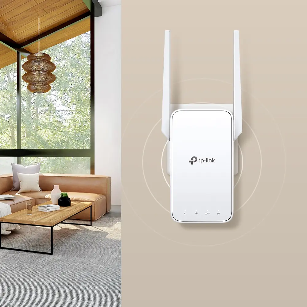 TP-Link RE315 AC1200 Mesh Wi-Fi Range Extender, Dual-Band, 2 Antennas, Ethernet Port