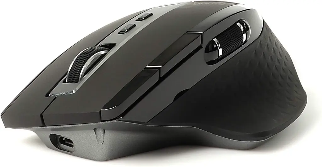 Rapoo MT750S Multi-Mode Wireless Laser Mouse, 3200 DPI, 8 Buttons, Black