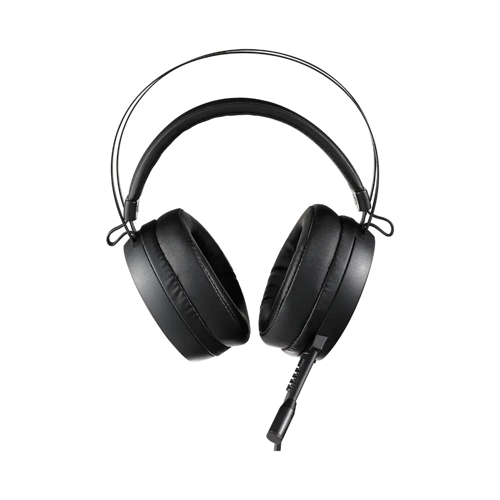 Rapoo VH160 Gaming Headset, Virtual 7.1 Surround, ENC Mic, RGB, Black