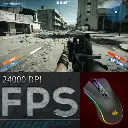 Redragon COBRA M711-FPS Flawless sensor, LK Optical Switch , 24000DPI Gaming Mouse, 16.8 Million RGB backlight