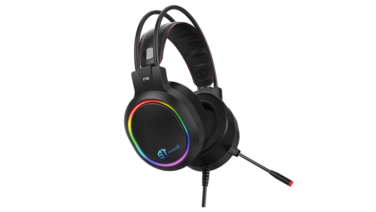 ST-Standard GM-09 7.1 Surround USB RGB Gaming Headset, Noise-Cancelling Mic