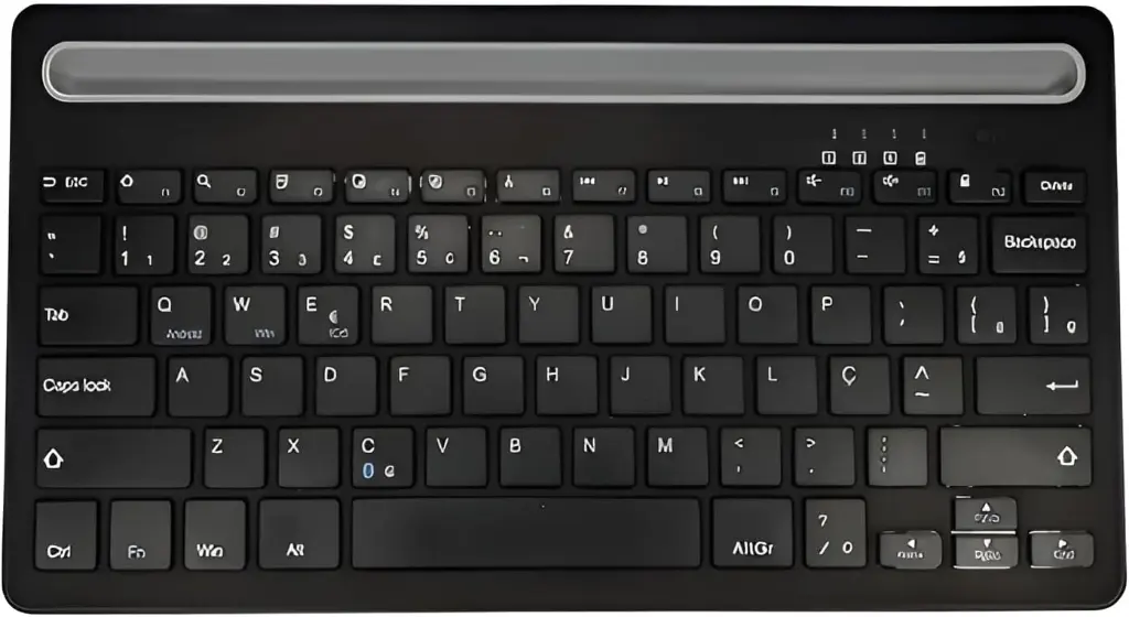 Zero ZR-3666 Wireless Keyboard - Bluetooth 5.0 & 2.4GHz, Arabic/English, Black