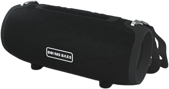 BoomsBass Wireless Portable Bluetooth Speaker with Large Battery, Built in Mic & HD Surround Sound with Deep Bass Also Support USB, SD Card, AUX, FM & Call Function for Android & iOS (L9)