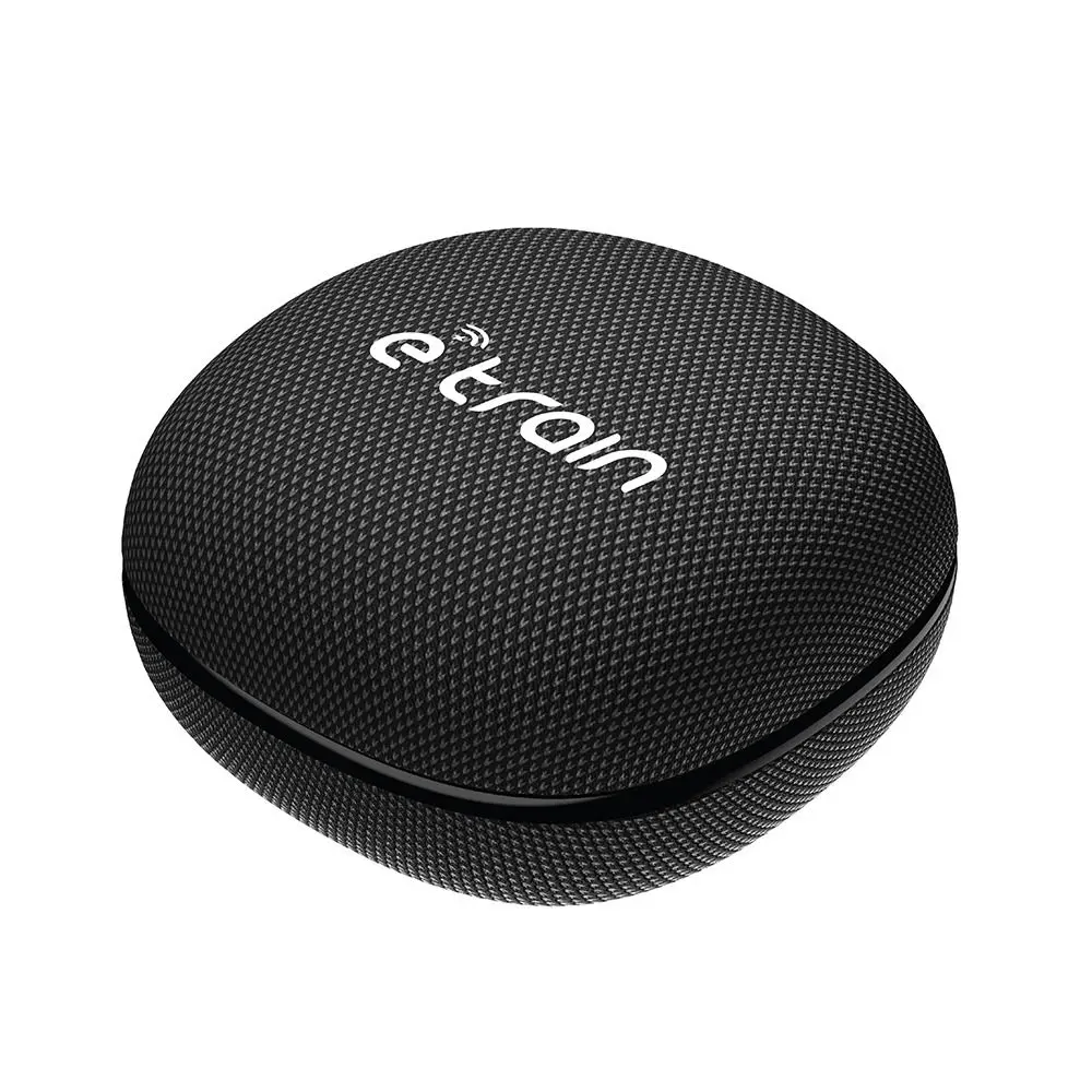 Etrain HPA0B True Wireless Earbuds with Fabric Charging Case, Black
