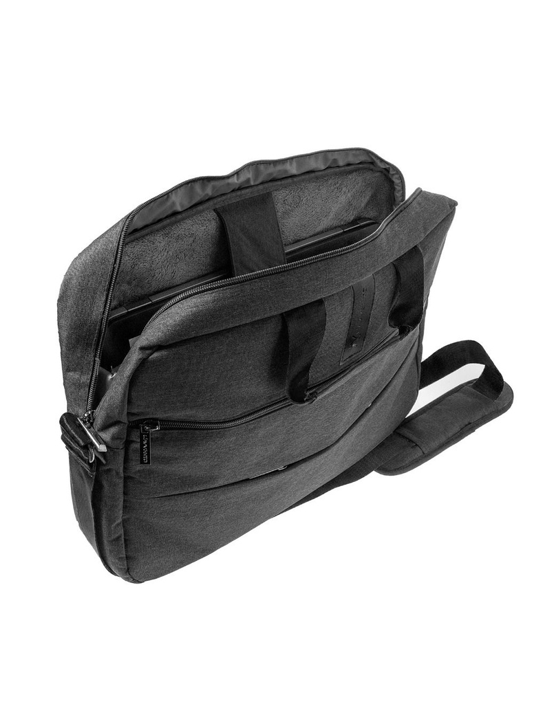L'AVVENTO BG686 Laptop Shoulder Bag 15.6-inch, High-Quality Nylon, Gray