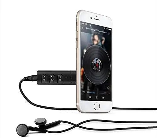 Bluetooth 3.5mm AUX Receiver for Car, Home Stereo, Speakers and Wired Headphones