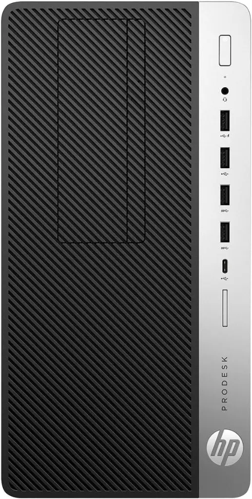 HP ProDesk 600 G4 Tower PC - Intel Core i5-8500, 8GB, 256GB SSD, Used
