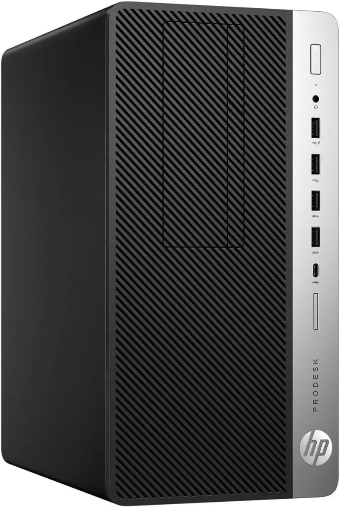 HP ProDesk 600 G4 Tower PC - Intel Core i5-8500, 8GB, 256GB SSD, Used