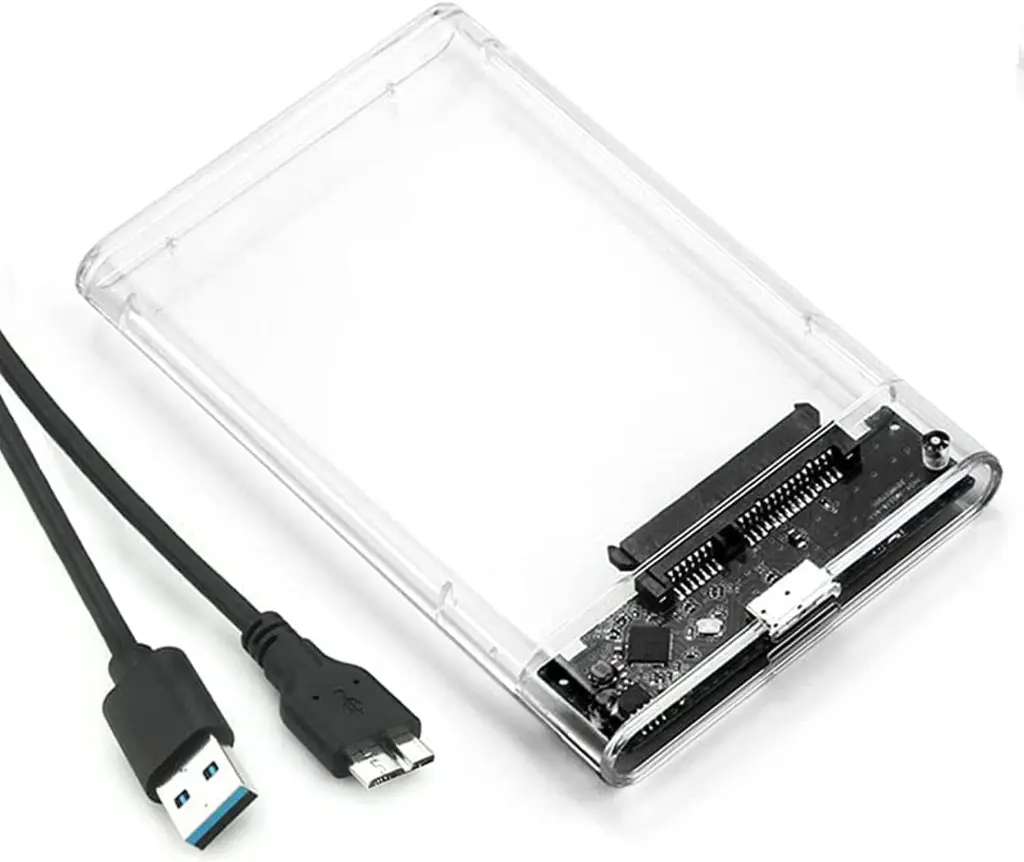 Gemax 2.5" USB-C to SATA HDD/SSD Enclosure - Tool-Free, UASP, TRIM