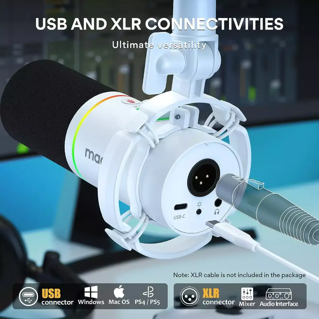 MAONO-PD200X-XLRUSB-Podcast-Dynamic-Microphone-White-4.webp