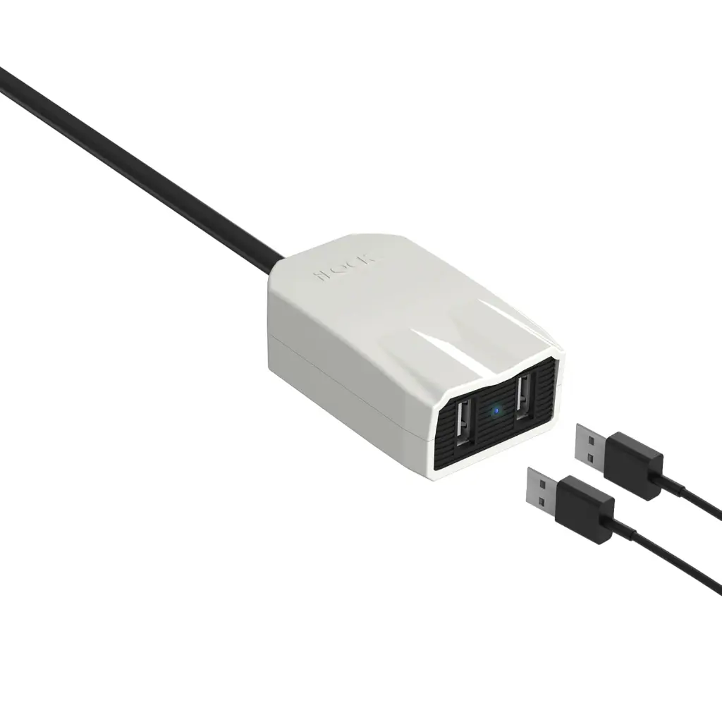 iLOCK Mini Charger, Dual USB-A (Type-A) Ports, Fast Charging