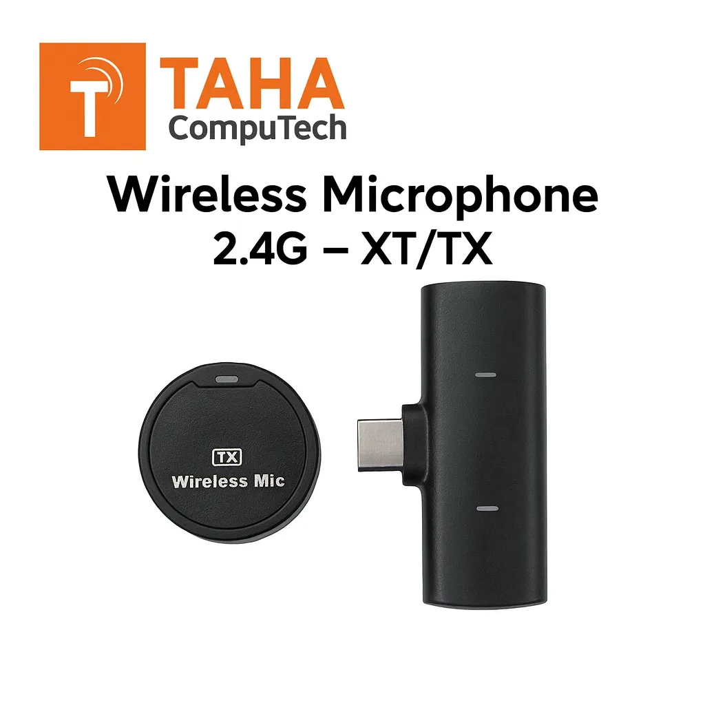 M1 Wireless Magnetic Lavalier Microphone with Button Control, Long-Endurance Battery
