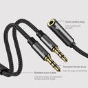 AUDIO 1Male TO 2Female mic+hedphone for one soket sound gigamaxplus