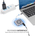 USB-C to HDMI Adapter, USB 3.1 Type C to HDMI 4K Multiport AV Converter with USB 3.0 Port Mac HDMI Adapter,USB-C Digital AV Multi Port Adapter Compatible MacBook Pro/ S8+/S9+/Projector/Monitor（Gray）